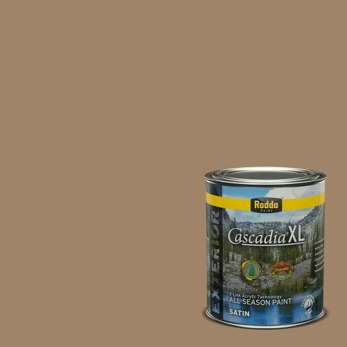 Vista 109 de Rodda Paint CASCADIA XL Pintura e imprimación satinada exterior en uno, cuarto de galón, resistencia industrial