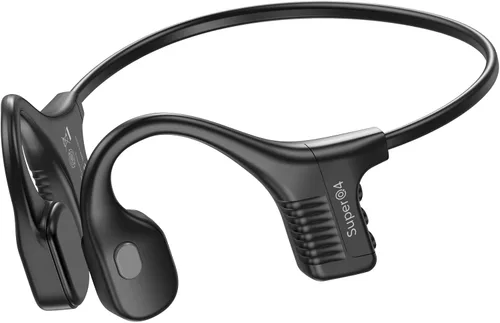 Vista 10 de Auriculares Bluetooth de conducción ósea con micrófono ENC Boom Mic Auriculares inalámbricos para computadora con micrófono Cancelación de ruido