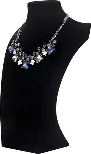 Vista 5 de Polmart Collar Busto, Terciopelo Negro