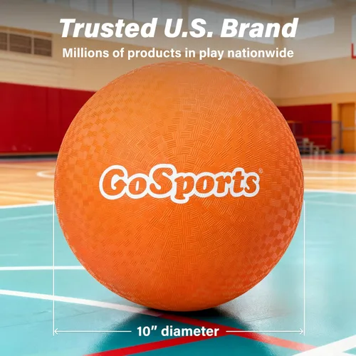 Vista 5 de GoSports Playground Balls for Kids - Choose 8.5” or 10” Sizes - Heavy Duty Set of 6 with Carry Bag and Ball Pump