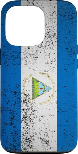 Vista 10 de Funda de regalo para iPhone 17 con diseño de bandera de Nicaragua de Grunge