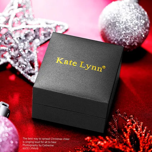 Vista 4 de Kate Lynn Joyería para mujer El jardín del Eden Collares colgantes para niñas Stud Pendientes mariposa cristales regalos para ella con caja de regalo