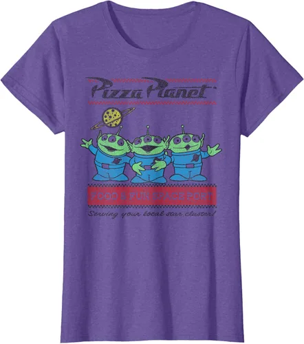 Vista 15 de Disney Pixar Toy Story Pizza Planet Aliens Camiseta
