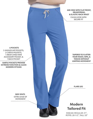 Vista 2 de Landau Urbane Performance - Pantalones deportivos elásticos de 6 piezas para mujer, 9312