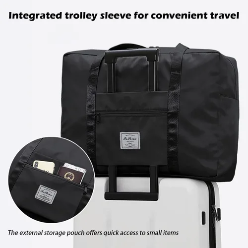 Vista 4 de IMCUZUR Bolsa de viaje para Spirit Airlines, bolsa de artículos personales de 18 x 14 x 8 pulgadas, Frontier Airlines bolsa de equipaje de mano