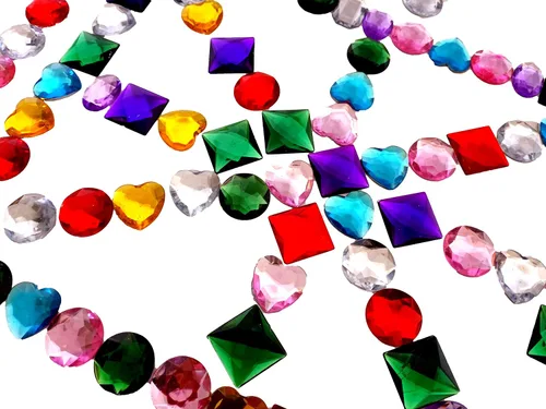 Vista 5 de Joyas autoadhesivas para manualidades, tamaño de 1 pulgada (juego de 100 piezas)