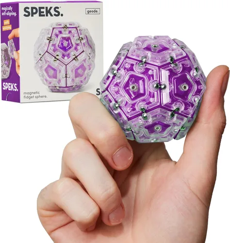 Vista 16 de Speks Geode - Juguete magnético antiestrés, juguete de escritorio sensorial para adultos y adolescentes de 14 años en adelante, regalo