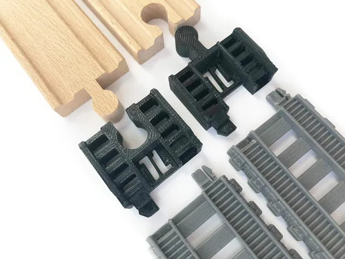 Vista 2 de TrainLab. Adaptadores com, compatibles con Thomas & Friends Trackmaster Gray 2014 y pistas de ferrocarril de madera, Trackmaster esencial
