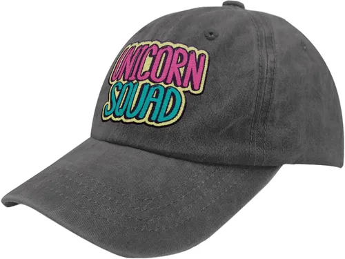 Vista 2 de Women Baseball Cap undefined Cool Hat for Women Running Caps Breathable Unicorn Squad Sun Visor Hat