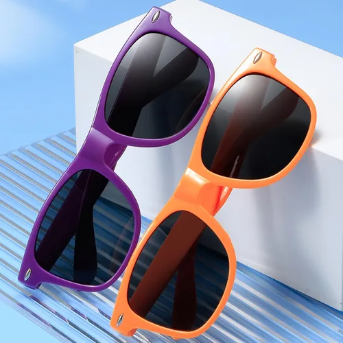 Vista 29 de Suministros para regalos de fiesta de colores neón Paquete de 8 gafas de sol unisex