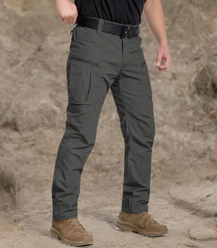 Vista 7 de CARWORNIC Pantalones tácticos ligeros para hombre, pantalones cargo militares Ripstop, resistentes al agua, pantalones de trabajo para senderismo al