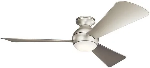 Vista 20 de Kichler Sola Ventilador de techo para exteriores de 44 pulgadas con luz LED, bronce antiguo