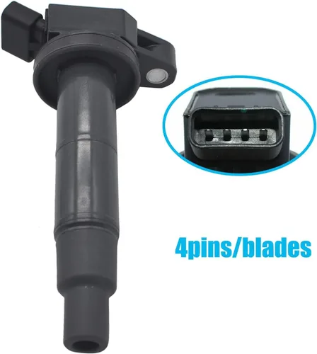 Vista 3 de Paquete de bobina de encendido UF333 9091902244 y bujías de iridio 7092 Juego de 4 para Toyota Camry, RAV4, Highlander, Solara, Venza, Corolla