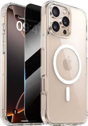 Vista 33 de Diaclara Funda diseñada para iPhone 12/iPhone 12 Pro, [con protector de pantalla de privacidad] [antiespía]