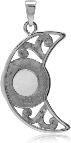 Vista 15 de Silvershake Aretes colgantes o colgante o colgante de plata de ley 925 chapada en oro amarillo con dije o colgante con cadena de 18 pulgadas