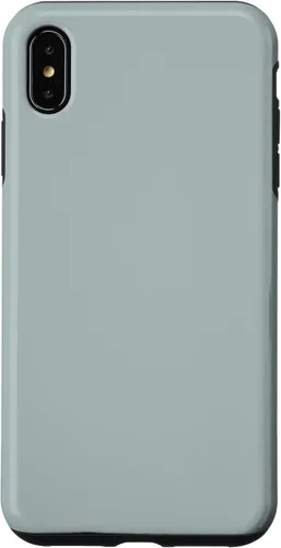 Vista 7 de iPhone 12 mini simple elegante color sólido luz polvo azul hielo caso