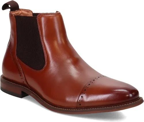 Vista 9 de STACY ADAMS Botas Chelsea con punta de casquillo Maury para hombre Negro