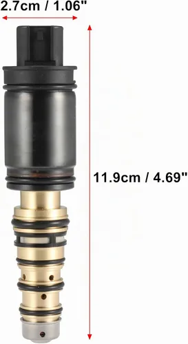 Vista 3 de X AUTOHAUX Válvula solenoide de control de compresor de aire acondicionado para auto para 6SES14C 7SES17C 7SEU17C Compresor para Toyota Corolla 1.8L