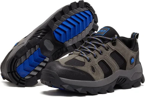 Vista 5 de HOBIBEAR Zapatos de senderismo ligeros para hombre botas de senderismo