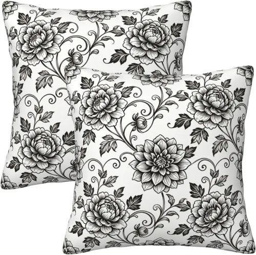Vista 18 de Fundas de almohada de playa costera 18x18, juego de 2, fundas de almohada decorativas con diseño de estrella de mar y caballito de mar