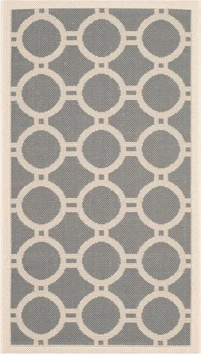 Vista 5 de SAFAVIEH Courtyard Collection CY6924 - Alfombra decorativa para interiores y exteriores, impermeable, fácil de limpiar, 2 pies 3 pulgadas x 6 pies 7