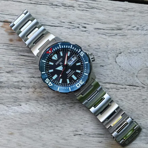 Vista 4 de SEIKO Prospex Padi reloj automático de esfera negra para hombre SRPE27K1, plateado, Moderno