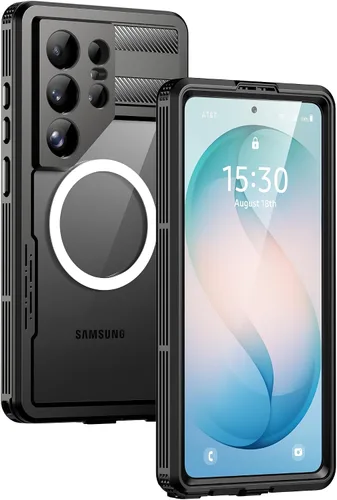 Vista 14 de Lanhiem Funda para teléfono Galaxy Note 9, IP68, impermeable, a prueba de polvo, a prueba de golpes, con protector de pantalla integrado, cubierta
