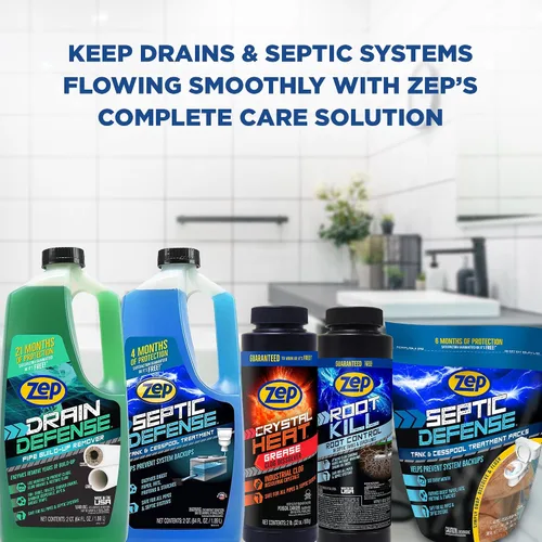 Vista 8 de Zep ZSTP6-6-pack Tratamiento séptico concentrado (caja de 6) seguro para todos los sistemas sépticos
