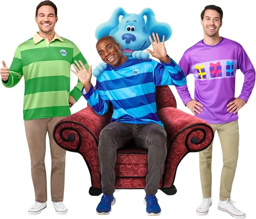 Vista 5 de Rubie's Adult Blue's Clues and You Josh Costume Top, As Shown