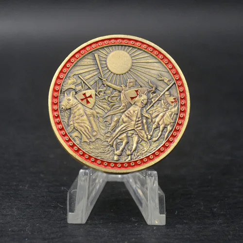 Vista 5 de Moneda de Armadura de Dios de los Caballeros Templarios