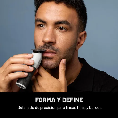 Vista 5 de BaBylissPRO COREFX - Recortadora de barba inalámbrica profesional para hombres con motor de alta velocidad de 6,800 RPM y hoja en T de acero