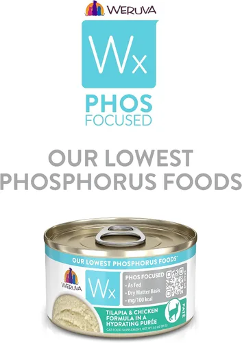 Vista 7 de Weruva Wx Phos - Alimento húmedo natural para gatos, nuestras fórmulas de fósforo más bajas