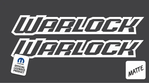 Vista 13 de Adhesivo gráfico Warlock Bedside para Dodge Ram (juego de 2) [rosa bebé] - CSOFTPINK SD3W0