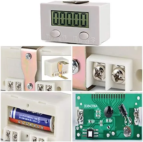 Vista 6 de DIGITEN LCD Digital 0-99999 - Contador de 5 dígitos Plus Plus UP + Sensor de interruptor de proximidad con imán