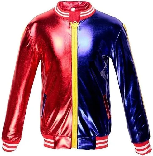 Vista 4 de ELLIAT Disfraz de Harley Quin para niñas