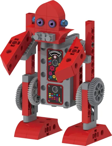 Vista 9 de Thames & Kosmos Fábrica de Robots para Niños: Kit de Experimentos STEM de Robots Raros, Desajustados y Rebeldes Construcción de Modelos Prácticos