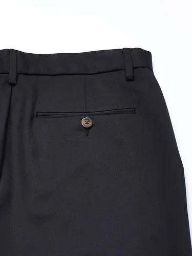 Vista 5 de Tienda Essentials - Pantalón de vestir de corte ajustado y diseño frontal plano para hombre