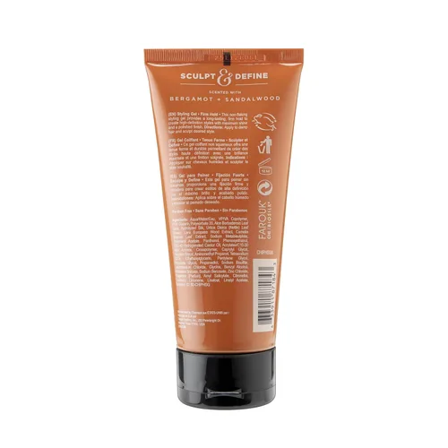 Vista 2 de CHI Pour Homme Gel de peinado Maximum Hold para hombres, gel para el cabello de larga duración, sin descamación para un control fuerte, textura