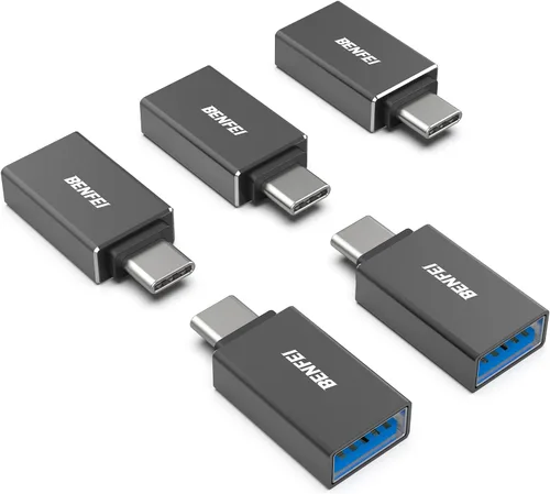 Vista 12 de BENFEI Adaptador USB C a USB 3.0, paquete de 3 adaptadores USB C a un macho a hembra, compatible con MacBook 2018 2017 2016, Samsung Galaxy Note 8