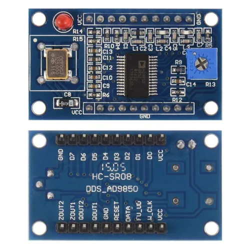 Vista 2 de HiLetgo DDS AD9850, módulo generador de señal, señal DDS, onda senoidal, cuadrada, 0 – 40 MHz
