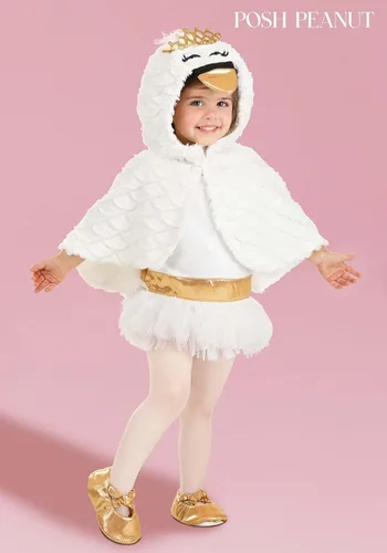 Vista 6 de Disfraz de cisne Odet para niño pequeño de Posh Peanut