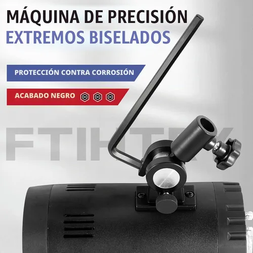 Vista 4 de FTIHTRY 7PCS Mini Hex-L Clave Allen Métrica, 0.7mm, 0.9mm, 1.27mm, 1.5mm, 2mm, 2.5mm, 3mm, Acero de Cromo Vanadio