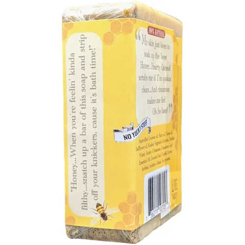 Vista 5 de Sassy Honey Avena glicerina totalmente natural BAR JABÓN Canela Avena Vainilla