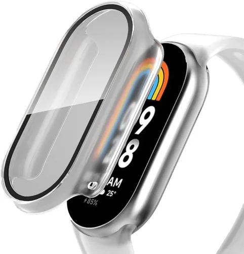 Vista 12 de Yrzper Compatible con Xiaomi Mi Band 8/NFC Protector de pantalla Ultra delgado HD vidrio templado Funda de protección de pantalla de cubierta dura