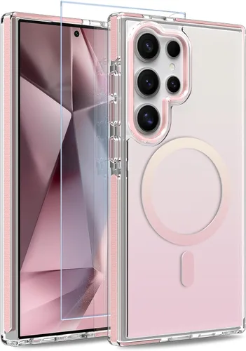 Vista 242 de Funda magnética para Google Pixel 10 Pro XL [compatible con Magsafe] [bonito diseño fluorescente de moda] a prueba de golpes, delgada, translúcida