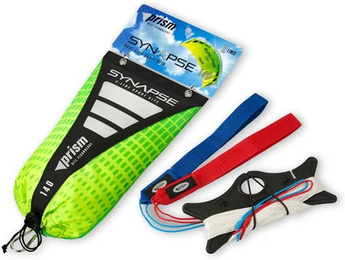 Vista 6 de Prism Kite Technology Synapse Dual-line Parafoil Kite - an Ideal Entry Level Kite for Kids and Adults to Dual-line Kiting Cilantro