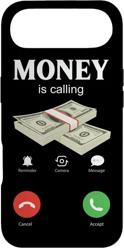 Vista 27 de Money Cash Coin Millionaire Trader Miner Stocks Invest Earn Case for iPhone 16
