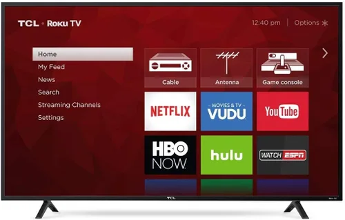 Vista 2 de TCL 55" Class 4K (2160P) Roku Smart LED TV (55S401)