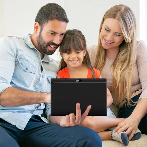 Vista 6 de Tableta 2 en 1 con Android 15 de 10 pulgadas, tabletas con teclado y ratón, lápiz capacitivo, 8 GB de RAM 32 GB ROM soporta expansión de 1 TB 2 MP+8