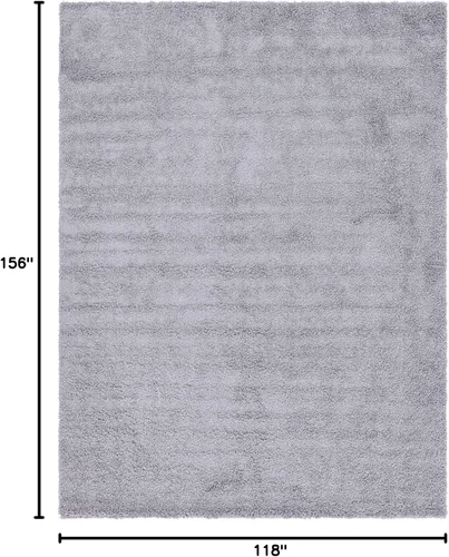 Vista 280 de Unique Loom Colección Davos Shag - Alfombra Lino